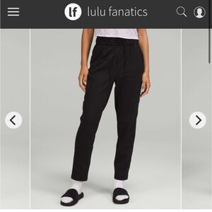 Lululemon stretch high rise pants 7/8